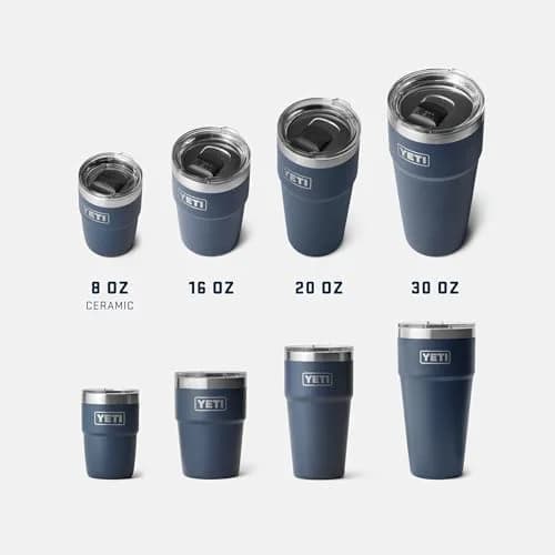 YETI Rambler 8 oz Insulated Coffee Mug with Lid | DuraSip Ceramic Lining, Barista-Friendly Design thumbnail 7