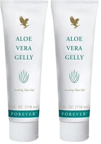 Forever Living Aloe Vera Gelly 236ml (8 fl oz) | Pure Soothing & Moisturizing Gel for All Skin Types thumbnail 1