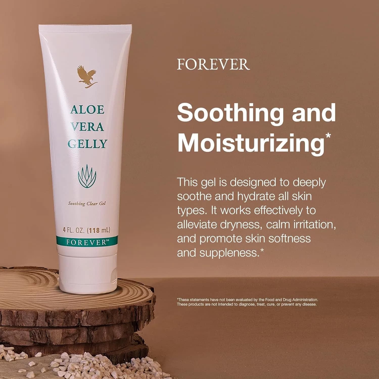 Forever Living Aloe Vera Gelly 236ml (8 fl oz) | Pure Soothing & Moisturizing Gel for All Skin Types - view 3