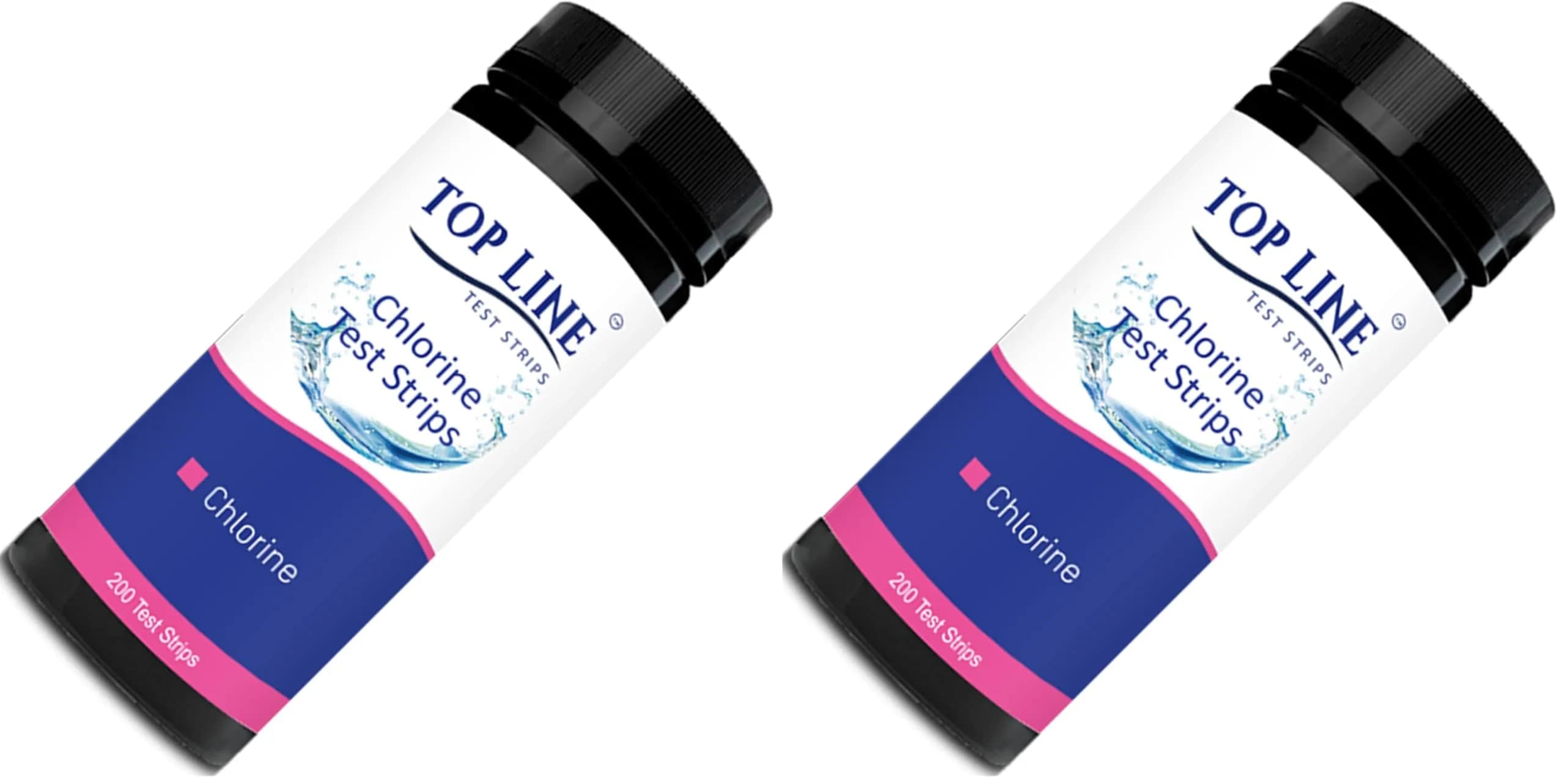 TOP LINE TEST STRIPS 200 Chlorine Test Strips for Food Service 0-500 ppm (Pack of 2) - main product image