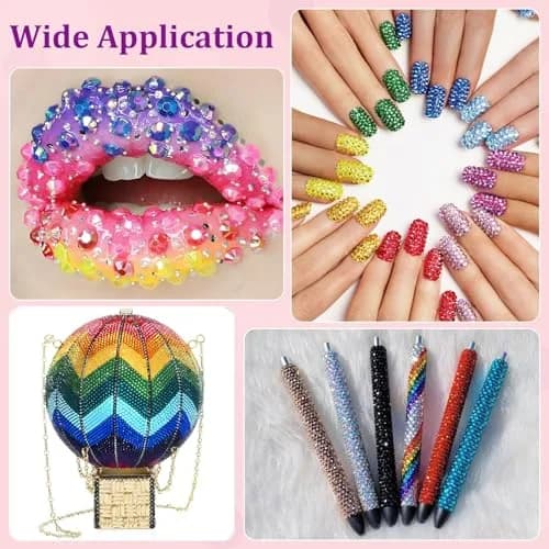TINKRSTUFF Jelly Rhinestones for Bedazzling 38500Pcs 3mm & 5mm Multicolor Resin Gems | Sparkle & Shine DIY Crafts thumbnail 6