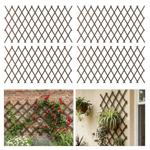 Tilinyan & one Expandable Garden Trellis 4 PCS | 114.9 cm (45.2") L x 27.9 cm (11") W thumbnail 1