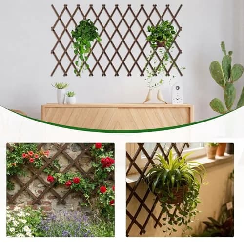 Tilinyan & one Expandable Garden Trellis 4 PCS | 114.9 cm (45.2") L x 27.9 cm (11") W thumbnail 8