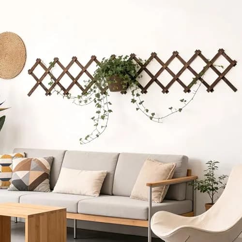 Tilinyan & one Expandable Garden Trellis 13" x 68" (4 PCS) | Climbing Plant Support Structure for Outdoor Vines thumbnail 7