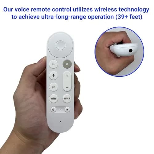 ARCSTILL Google TV Streamer 4K Voice Remote | Compatible with Chromecast Google TV, Long Range, Fast Response thumbnail 5