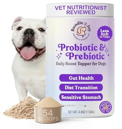 Bundle x Joy Probiotic Powder for Dogs 6 Billion CFU | Gut & Immune Support in USA (70-120 chars) thumbnail 1