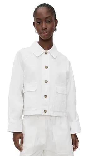 Velvet by Graham & Spencer Carrington Sanded Twill Jacket | Women's Casual Coat in Sleet, Medium thumbnail 1