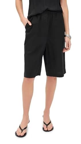 Velvet Women's Tomoko Shorts, Black, XS | Lightweight Poplin, High Rise, On-seam Pockets thumbnail 1