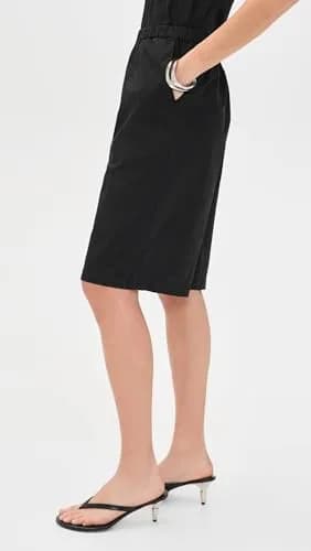 Velvet Women's Tomoko Shorts, Black, XS | Lightweight Poplin, High Rise, On-seam Pockets thumbnail 5