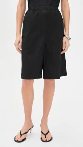 Velvet Women's Tomoko Shorts, Black, XS | Lightweight Poplin, High Rise, On-seam Pockets thumbnail 3
