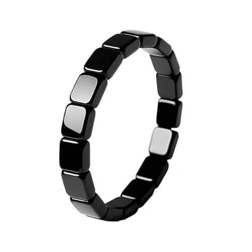NORLSO Hematite Bracelet for Men Reclaim Your Edge Confidence Natural Hematite Stone Stretch Beaded Bracelet Male Energy Inspirational Jewelry Gifts thumbnail 1