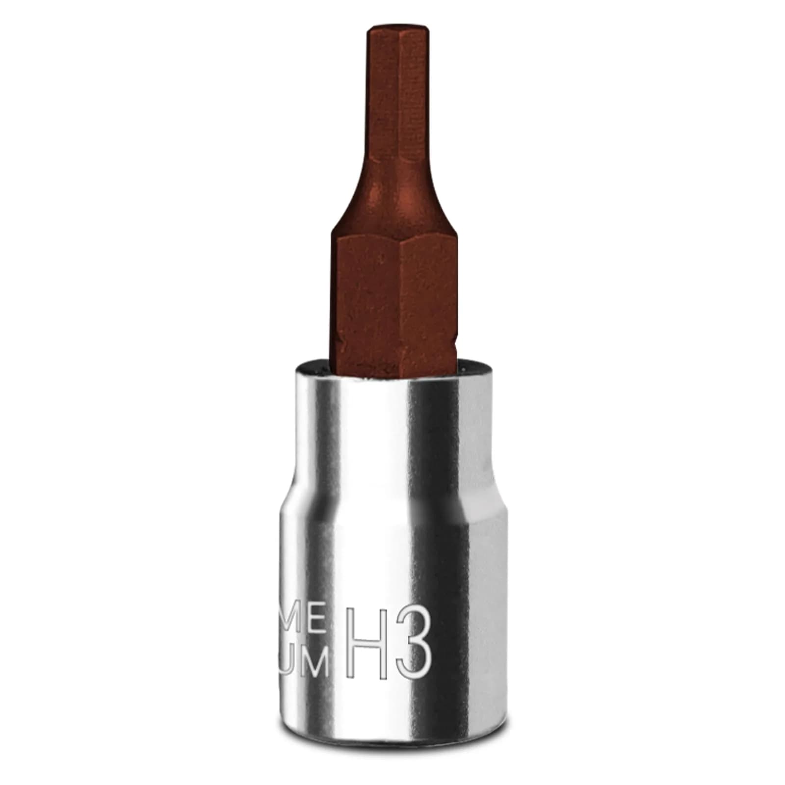 BLACKROBOT 3 mm Hex Bit Socket, 1/4 Inch Drive H3 Allen Key Socket, S2 Steel Head | Metric Precision Fit - main product image