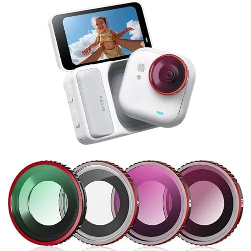 STARTRC VCR ND CPL Filters Set for Insta360 Go Ultra | Optical Glass, Multi Coating, 4 Pack thumbnail 1