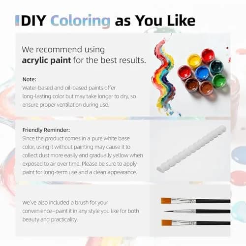 JSIWOTH White Pearl Decorative Trim 3.05m (10ft) | Flexible Peel and Stick Wall Molding for DIY Home Décor thumbnail 9