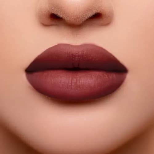 House of Sillage Matte Velvet Lipstick - Deep Burgundy Red | Long-Lasting Matte Satin Finish (70-120 chars) thumbnail 2