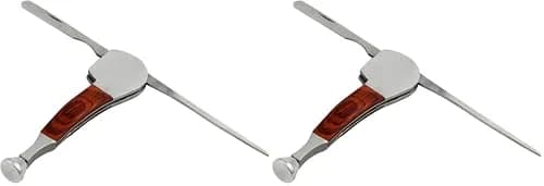Milcraft 3-in-1 Pipe Scraper Tool Set with Rosewood Handle | Pack of 2 thumbnail 1