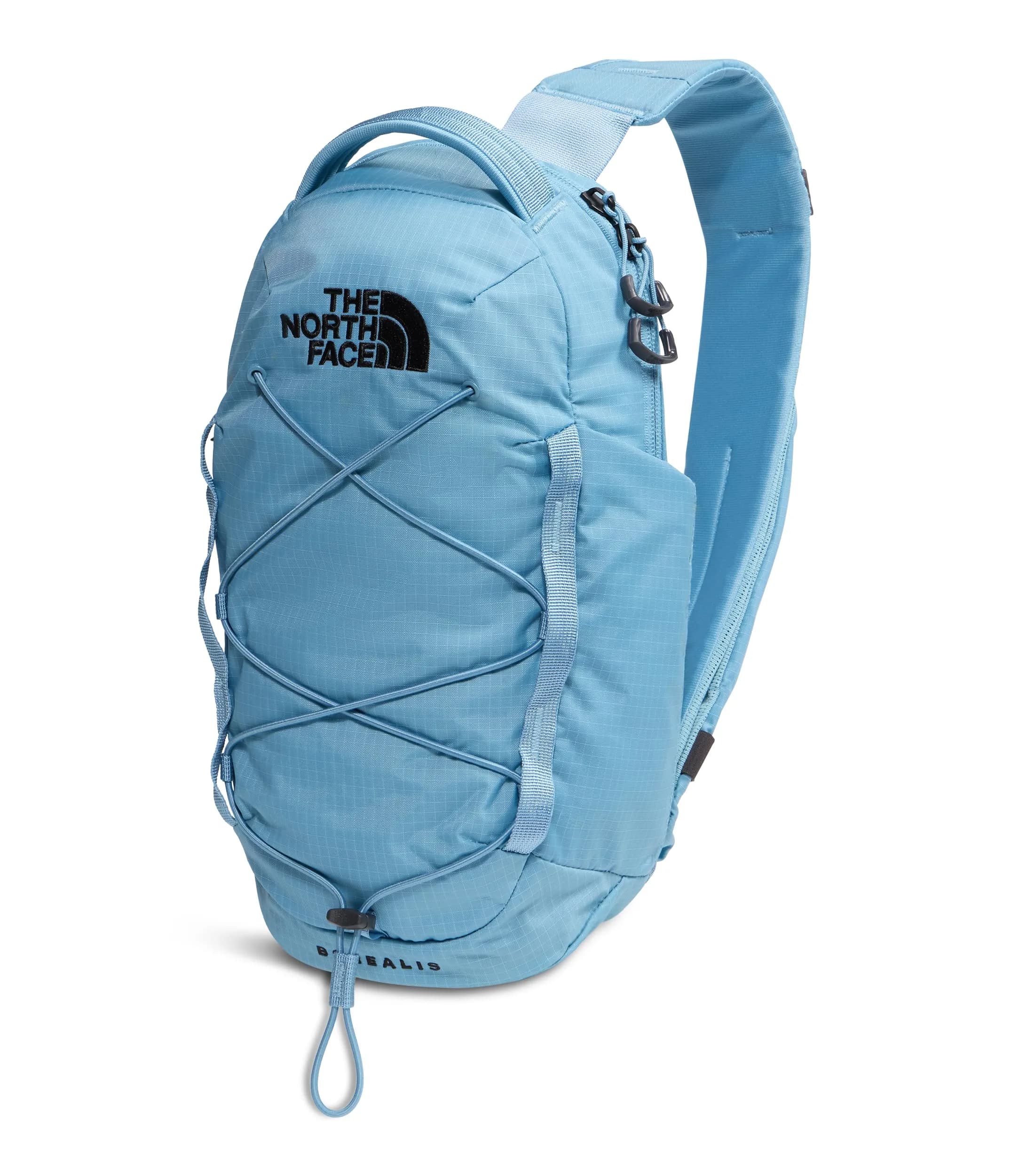 The North Face Borealis Sling Bag 6L in Pale Teal - Comfortable Padded Strap, Water-Repellent - main product image