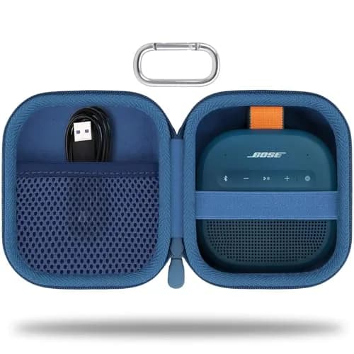 co2CREA Protective Case for Bose SoundLink Micro 2nd Gen | Durable, Lightweight & Portable in Twilight Blue thumbnail 1