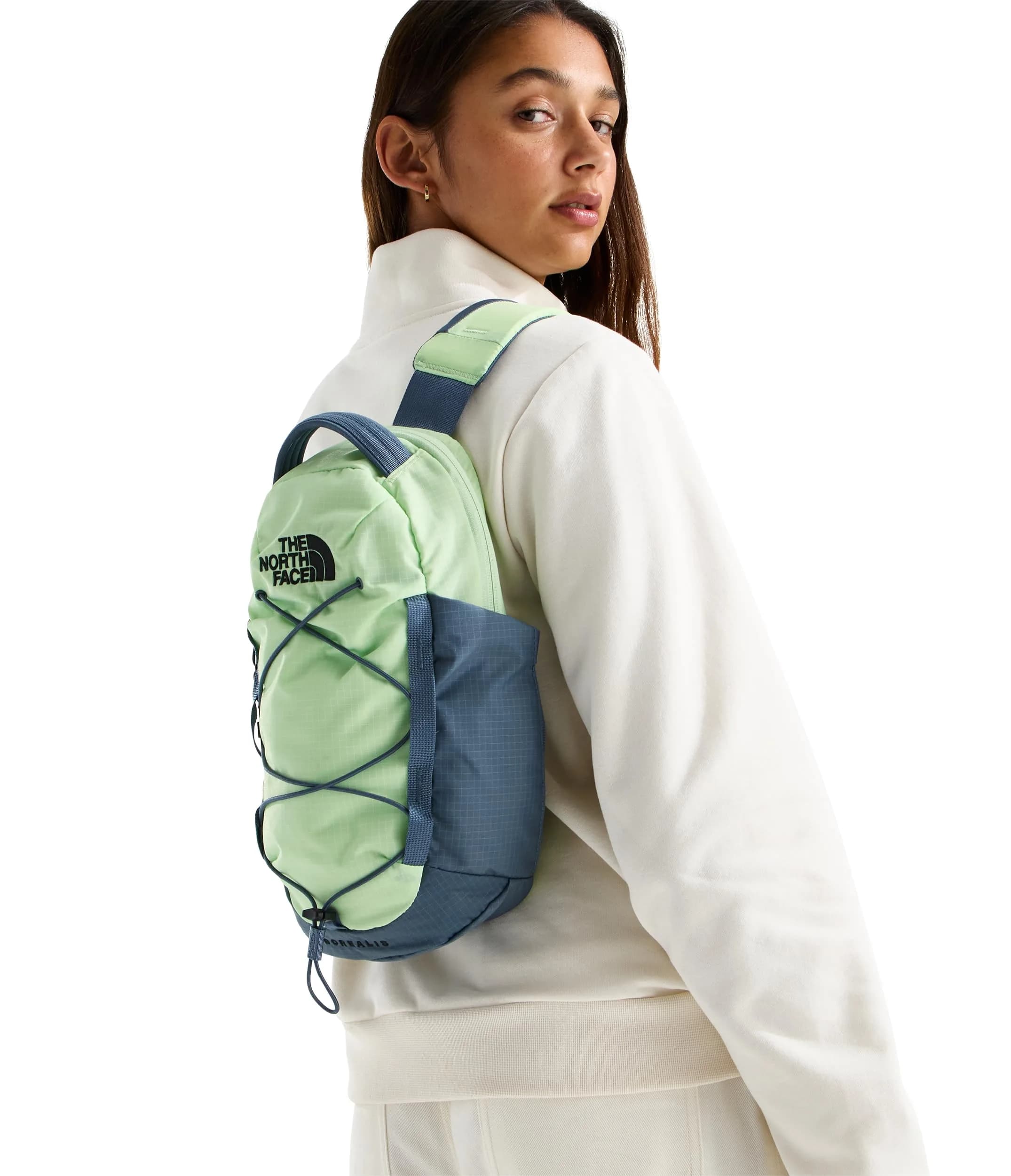 The North Face Borealis Sling Bag 6L in Calcified Lime/Granite Grey - One Size - view 2