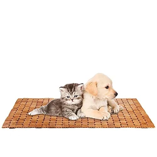 Dicunoy Bamboo Bath Mat Set 59.94cm x 40.64cm (23.6" x 16") | Non-Slip, Quick-Dry, Indoor/Outdoor Use (Pack of 2) thumbnail 6