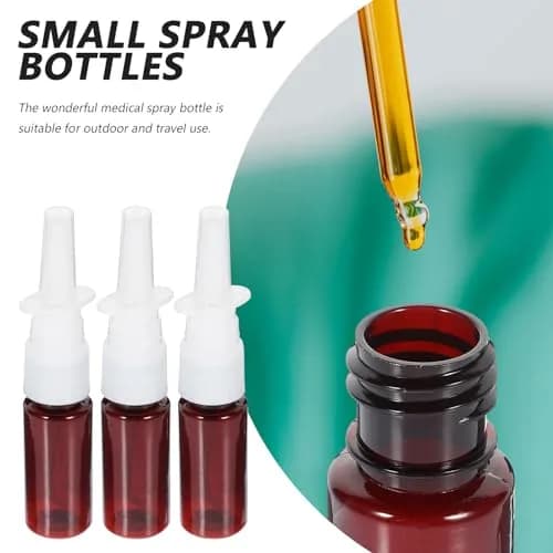 ARTIBETTER Refillable Spray Bottle 15ml | Leakproof Amber Plastic for Travel & Home thumbnail 4