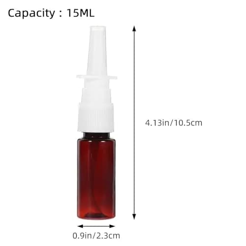 ARTIBETTER Refillable Spray Bottle 15ml | Leakproof Amber Plastic for Travel & Home thumbnail 6
