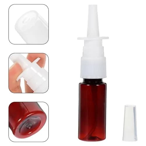 ARTIBETTER Refillable Spray Bottle 15ml | Leakproof Amber Plastic for Travel & Home thumbnail 3