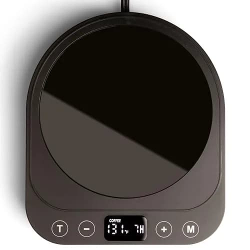 Heetz HTZ300 Cup Warmer | 4 Temp Settings, 5 Inch Surface, Auto Shutoff, Black thumbnail 4