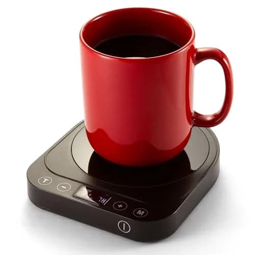 Heetz HTZ300 Cup Warmer | 4 Temp Settings, 5 Inch Surface, Auto Shutoff, Black thumbnail 6
