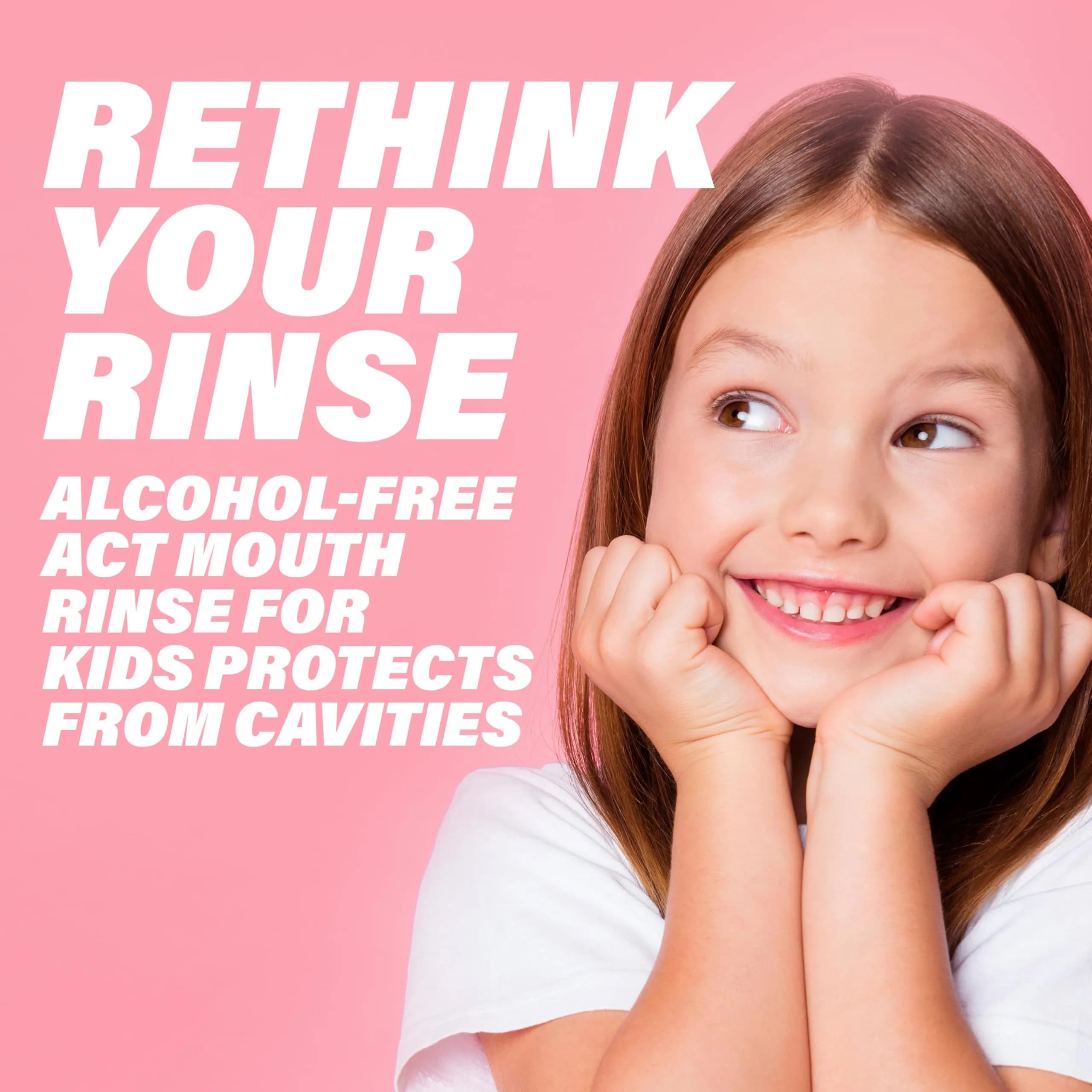 ACT Kids Anti-Cavity Fluoride Rinse, Bubble Gum Blowout, 0.99 Fl Oz (Pack of 102) - view 3