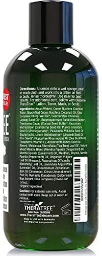 Oleavine TheraTree Tea Tree Oil Body Wash & Foot Wash - Mint - Natural Cleansing Gel for Daily Skin & Body Care - Soothing & Refreshing Formula for Men & Women, 12 Fl Oz (2 Pack) thumbnail 2