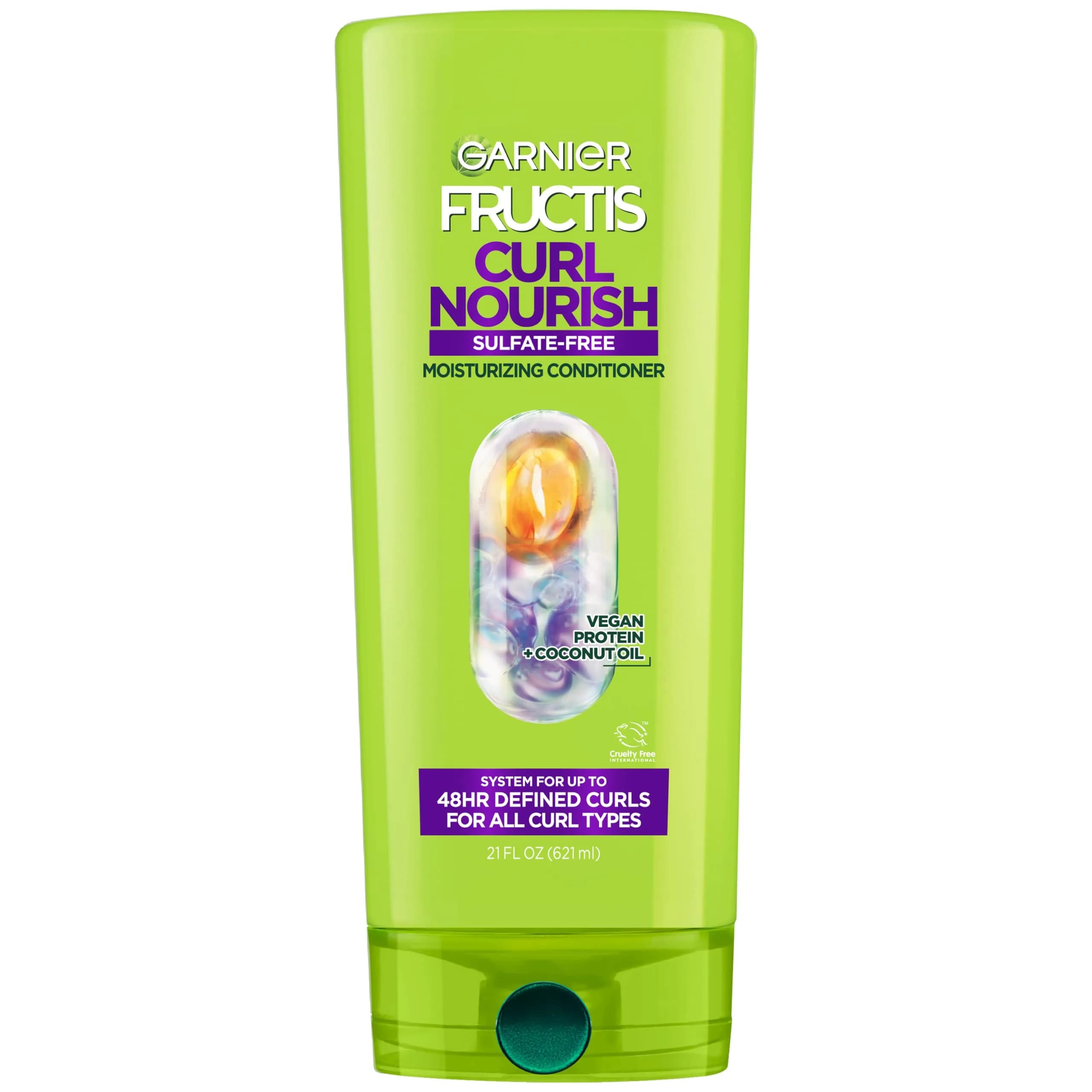 Garnier Fructis Curl Nourish Conditioner 21 Fl Oz | Hydrates & Defines Curly Hair — Curl Nourish Conditioner 21Oz