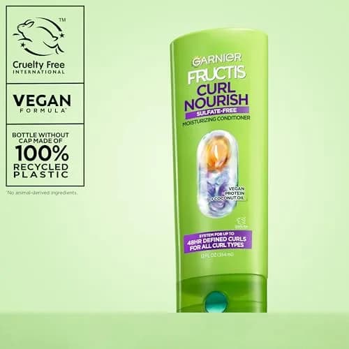Garnier Fructis Curl Nourish Conditioner 21 Fl Oz | Hydrates & Defines Curly Hair thumbnail 9