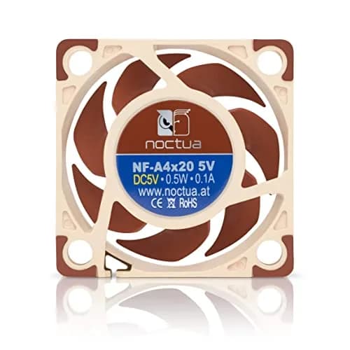 Noctua NF-A4x20 5V Fan 40x20mm | Premium Quiet 3-Pin, Brown, Pack of 2 thumbnail 5