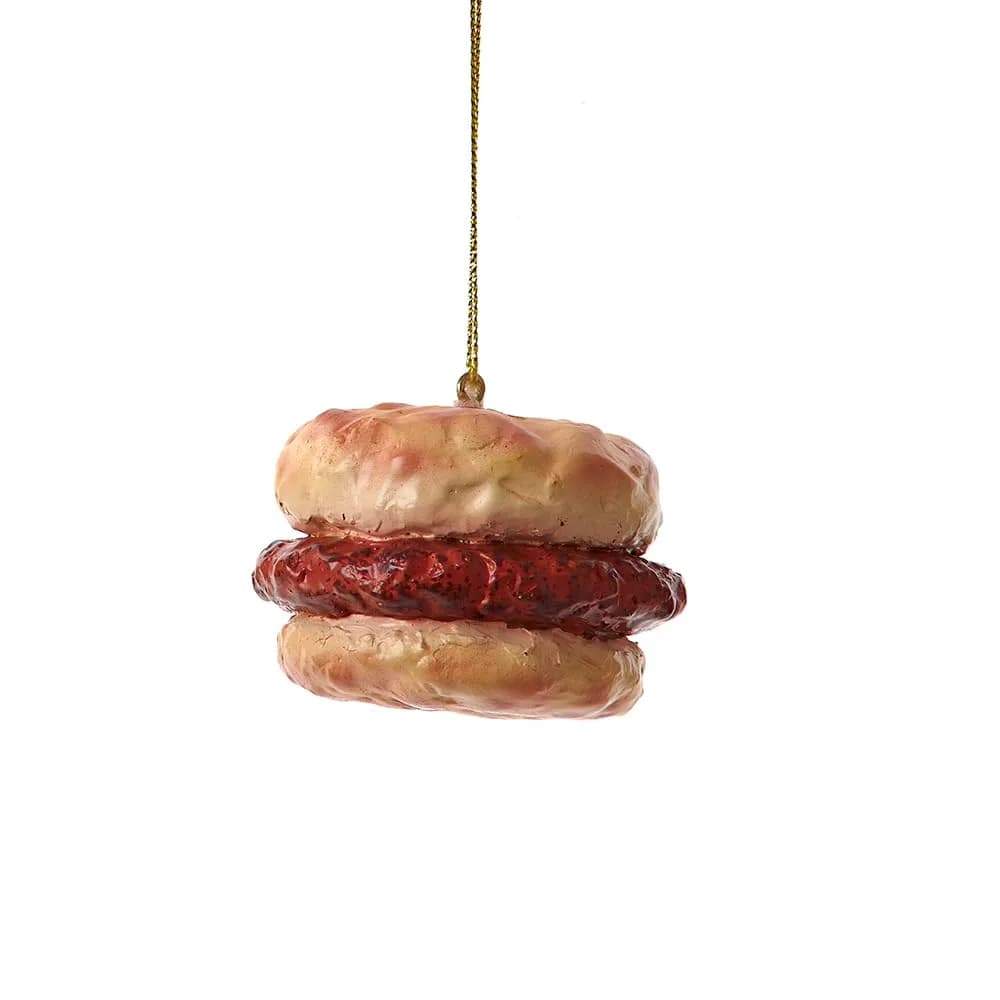 Kurt S. Adler 2.5" Breakfast Sandwich Ornament Style C | Festive Holiday Decor