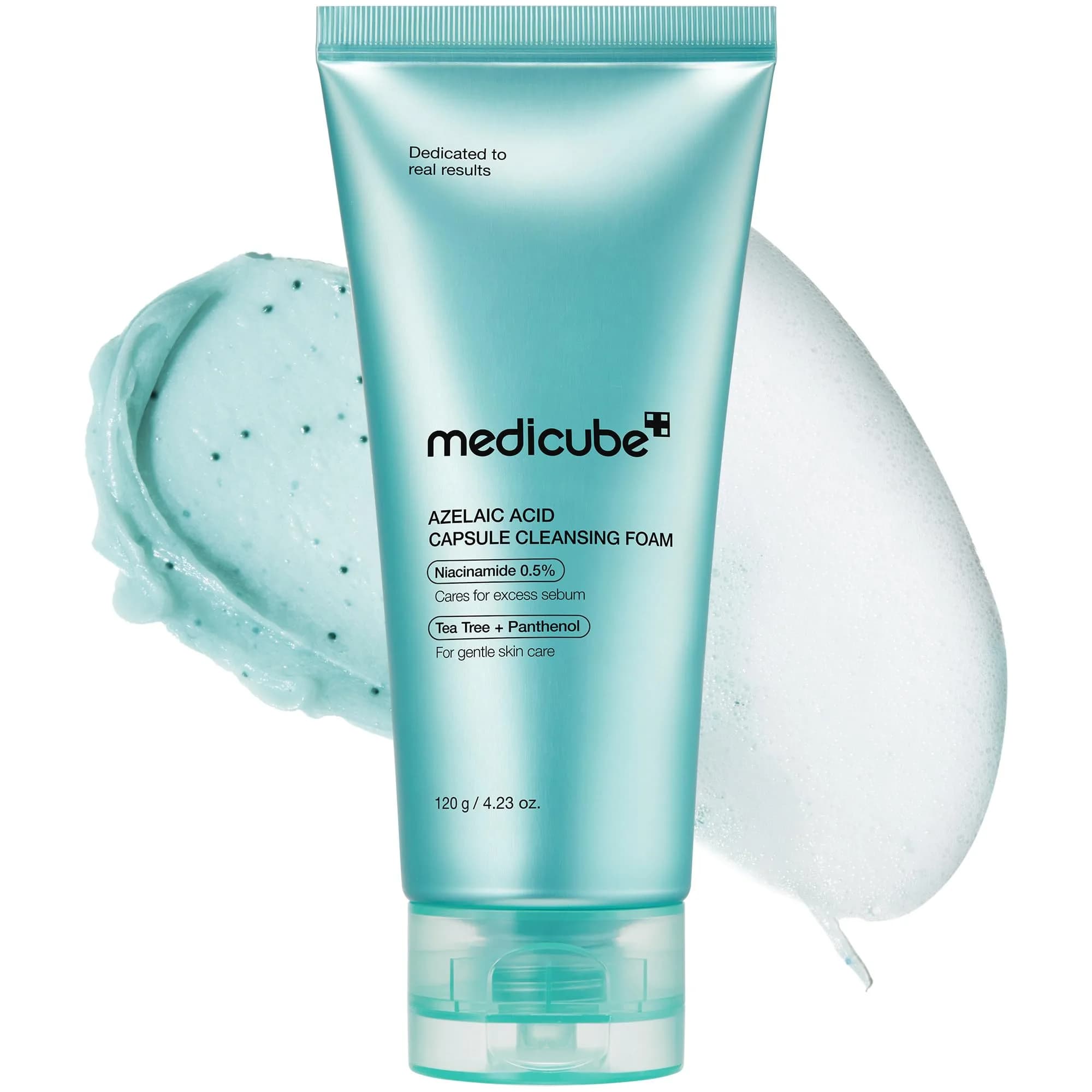 medicube Azelaic Acid Capsule Foam Cleanser For Troubled Skin | Soothing Daily Cleanser with Niacinamide & Glycerin, 125 ml (4.23 oz) - main product image
