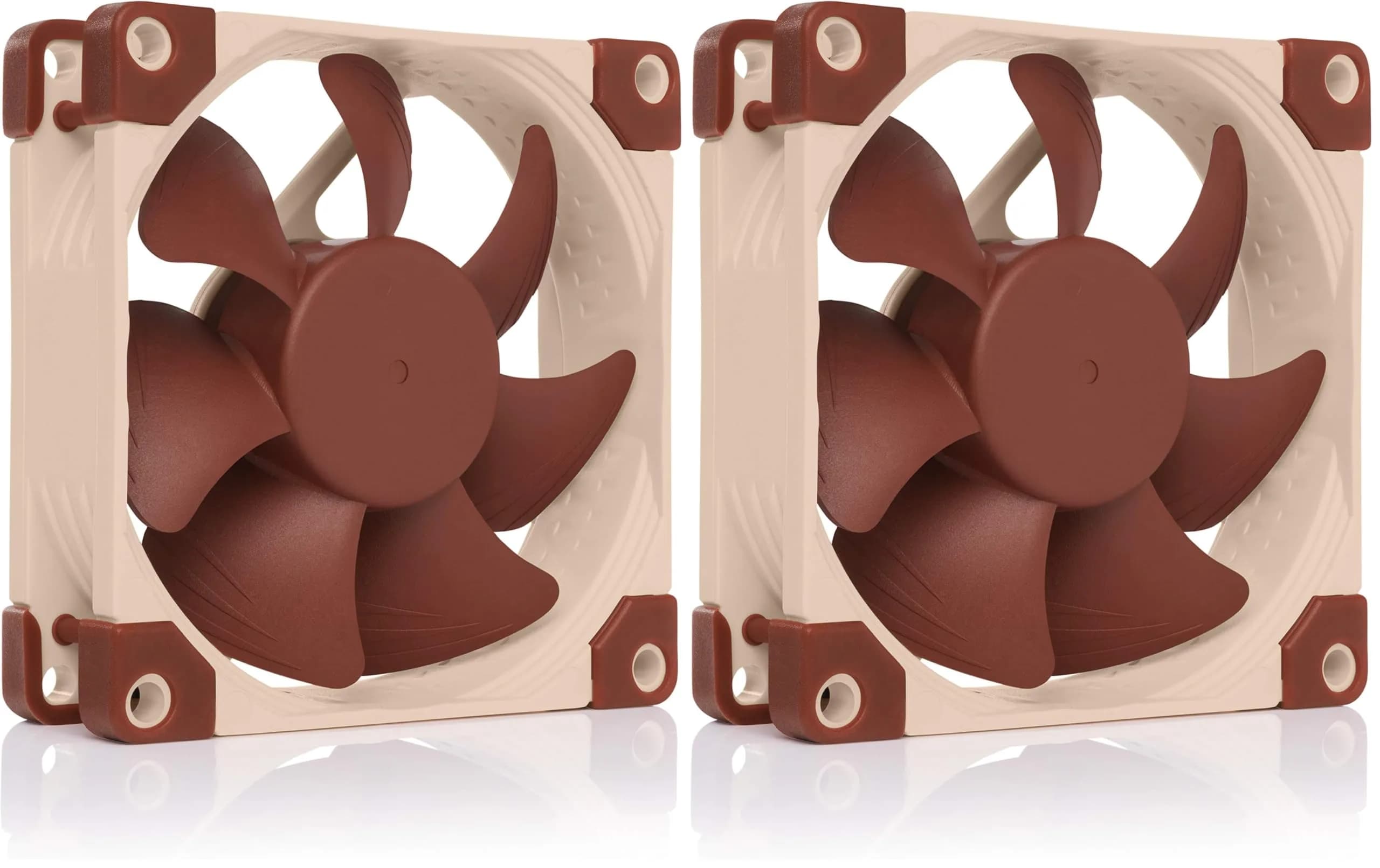 Noctua NF-A8 ULN Ultra Quiet Silent Fan 80mm Brown 2-Pack | 1400 RPM 3-Pin Air Cooler - main product image