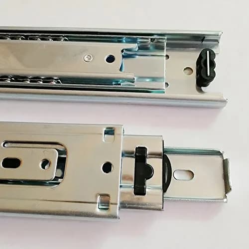 Btibpse 6-inch Full Extension Drawer Slides (15.24 cm) | 100 lb Capacity Side Mount Ball Bearing Rails (Pack of 2) thumbnail 2