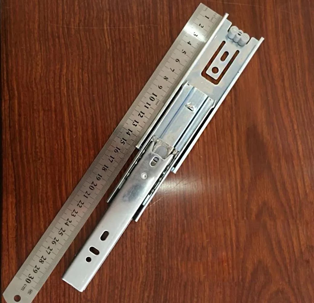 Btibpse 6-inch Full Extension Drawer Slides (15.24 cm) | 100 lb Capacity Side Mount Ball Bearing Rails (Pack of 2) - view 4