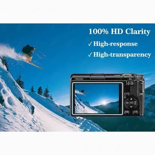 ULBTER 9H Tempered Glass Screen Protector for Ricoh GR IV Camera | 3 Pack thumbnail 5
