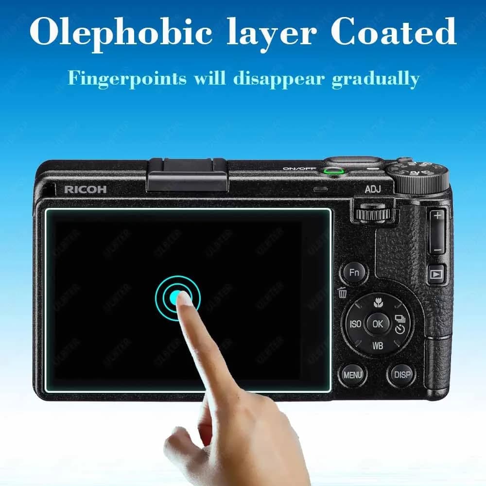 ULBTER 9H Tempered Glass Screen Protector for Ricoh GR IV Camera | 3 Pack - view 4