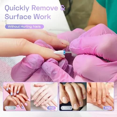 Rolokit 30PCS Nail Drill Bits Set for Hard Gel Removal | Ceramic & Tungsten Carbide with Rhinestones Case thumbnail 6