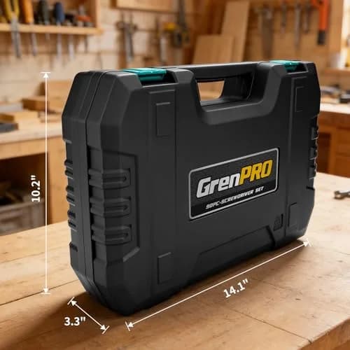 GRENPRO 90-Piece Screwdriver Set with 64 S2 Bits & Extension Bars | Precision Electronics Repair & Furniture Assembly thumbnail 2