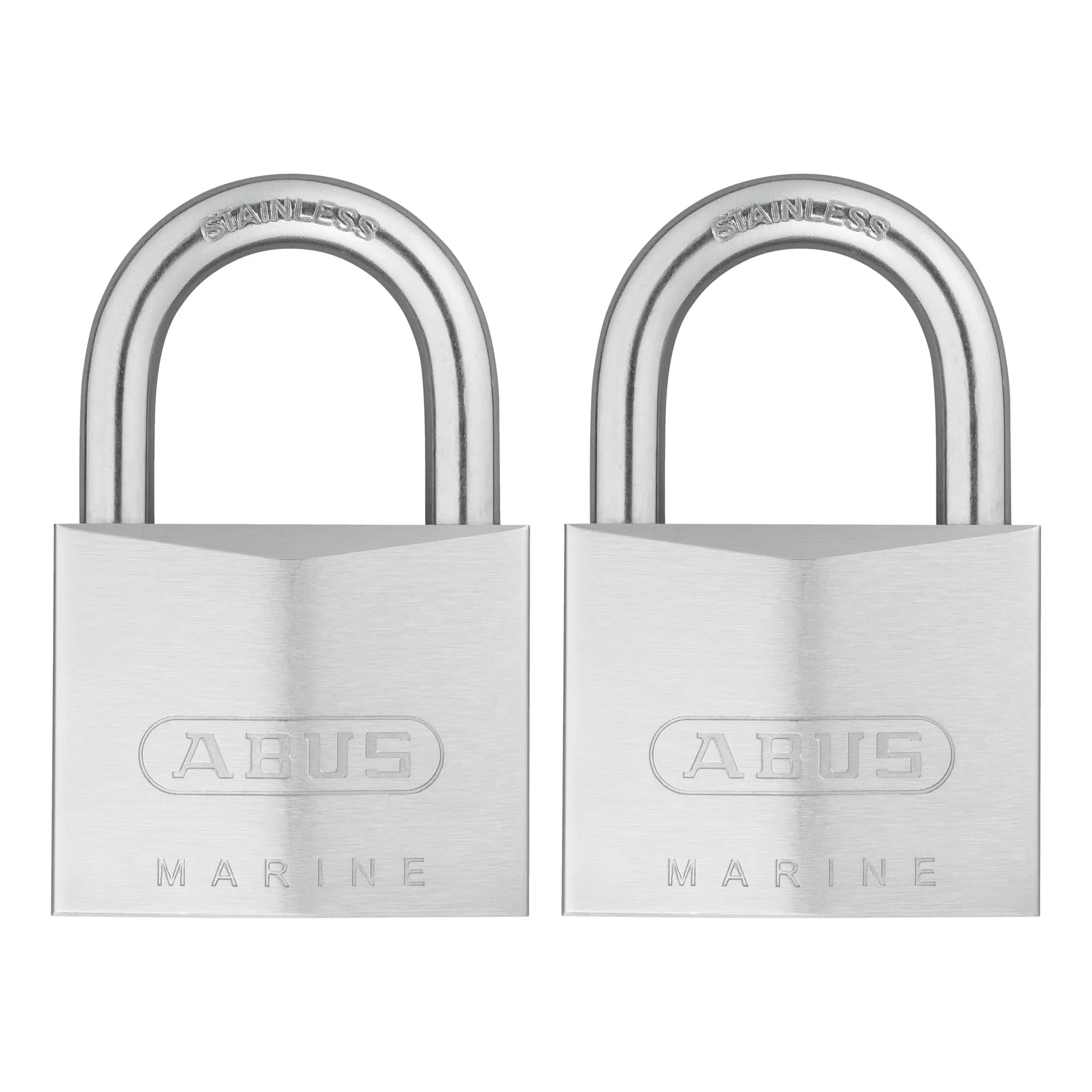 ABUS 75IB/50 Stainless Brass Padlock 50mm (1.97in) | High Security Keyed Alike Lock for Gates & Outdoor Use - main product image
