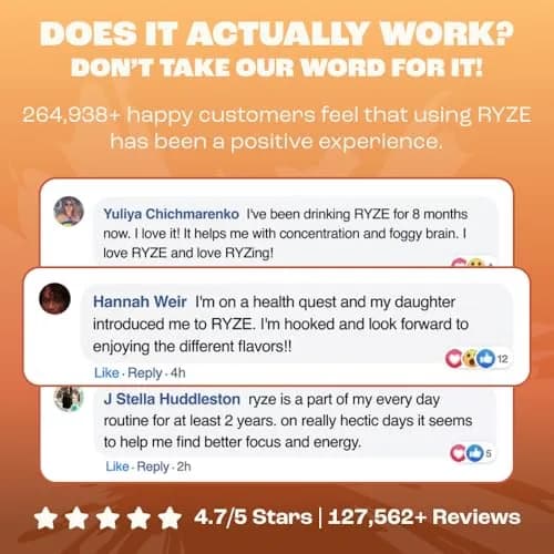RYZE Organic Mushroom Coffee Medium Roast 180g (6.35oz) | Adaptogenic Blend for Energy & Focus thumbnail 8
