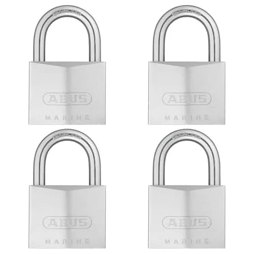 ABUS 75IB/50 Stainless Brass Padlock 50mm (1.97in) | Secure Outdoor & Storage Lock with 2 Keys thumbnail 1