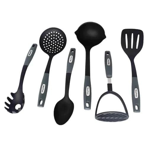 Wearever 6 Piece Nylon Kitchen Utensil Set | Durable, Heat-Resistant, Nonstick Friendly (70-120 chars) thumbnail 1