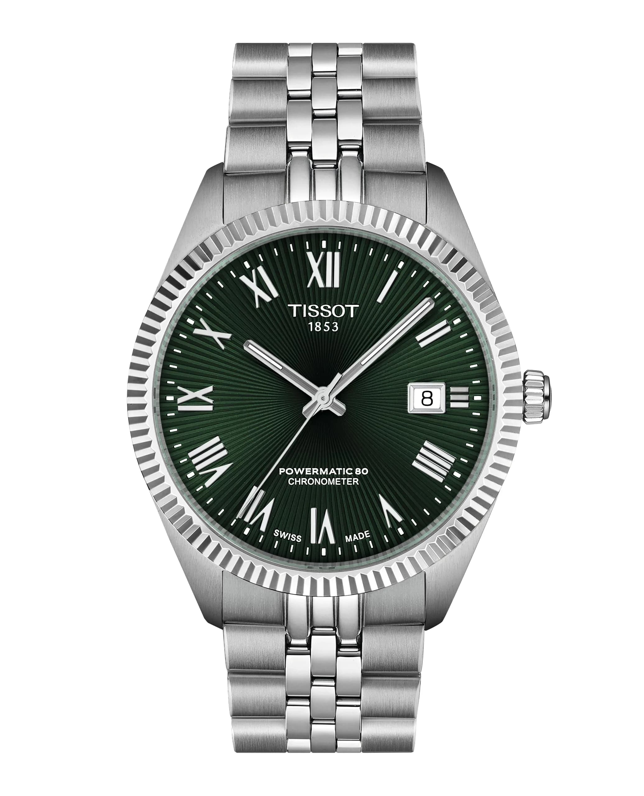 Tissot Men’s Watch, Swiss Automatic COSC, 39mm, Green Dial, Classic Style - main product image