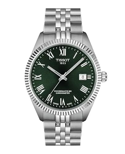 Tissot Men’s Watch, Swiss Automatic COSC, 39mm, Green Dial, Classic Style thumbnail 1