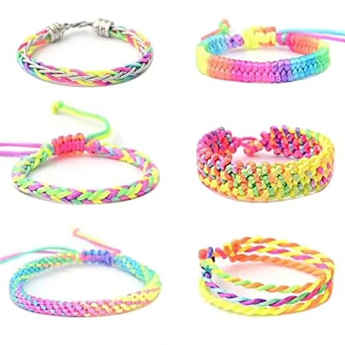 LUSTEMBER Rainbow Elastic Bracelet String 1mm (164 ft x 2 Rolls) | Stretchy Cord for Jewelry Making thumbnail 7
